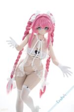 kiradols 全矽膠實體娃娃 155cm D-cup 柚希（KH011） 粉髮少女：圖片 5